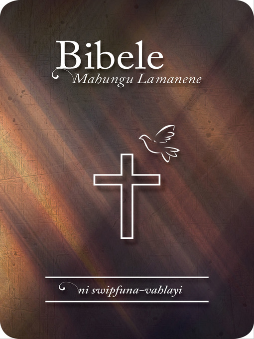 Cover image for Bibele Mahungu Lamanene ni swipfuna-vahlayi, 1989 Translation